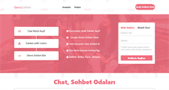 Desktop Screenshot of gencsohbet.net